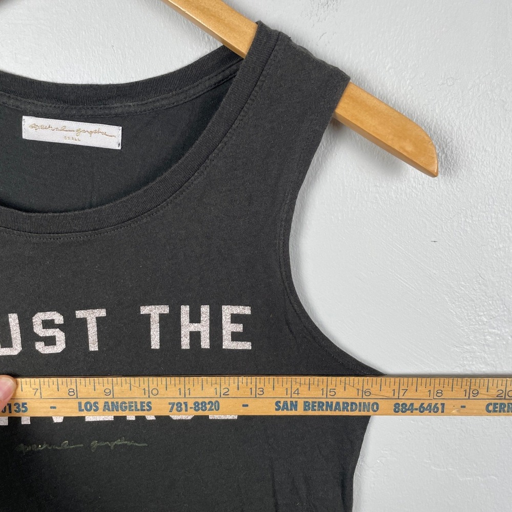 Spiritual Gangster Tank Top Women Small Black Trust The Universe Graphic Modal - Picture 8 of 9